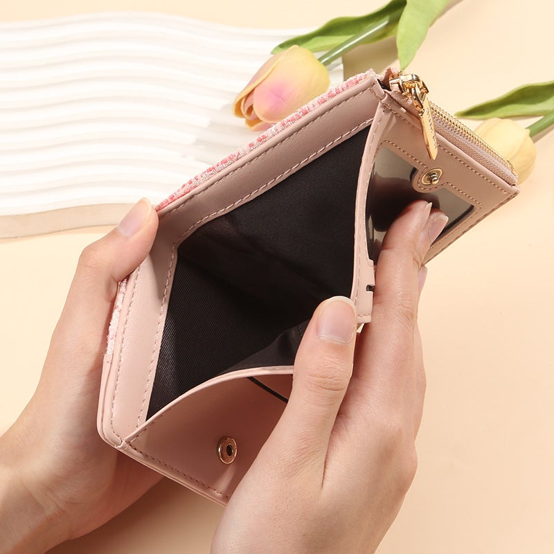 Multifunctional Solid Color PU Leather Wallet, RFID Blocking Design Portable Daily Storage Purse for Cards Cash Coin Business Use - Image 3