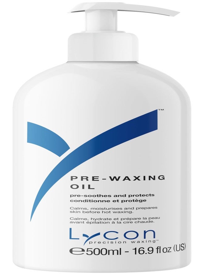 Lycon Pre-Wax Body Oil, Waxing Prep, Soothing, Made with Apricot Kernel Oil, Jasmine, and Chamomile, Pre-Wax for Home and Salon Use, 500ml - Image 1