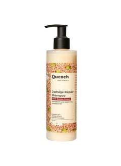 Quench Damage Repair Shampoo With Quinoa Protein & Ceramides For Dry & Damaged Hair, Deeply Conditions & Improves Hair Texture, Prevents Split Ends, Made In Korea (250Ml)