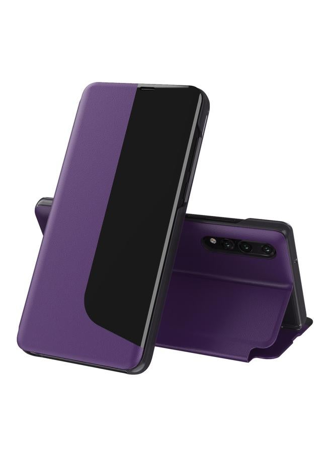 Zaboon Case For Huawei P20 Attraction Flip Holder Leather Phone Case - Image 1