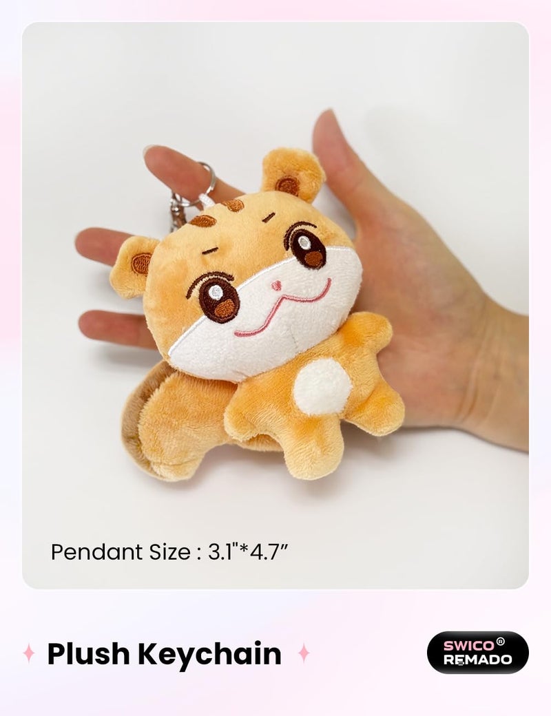 Swico Remado Cute Cartoon Animal Keychains Keyring Car Key Pendant Women Handbag Wallet Pendants Decoration - Image 3