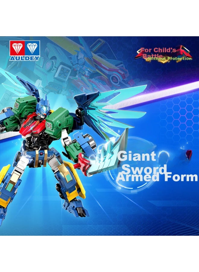 Auldey Quantum Team Transformable Mecha Quantum War Double Transformable Robot 25cm Boy Toy Birthday Gift - Image 3