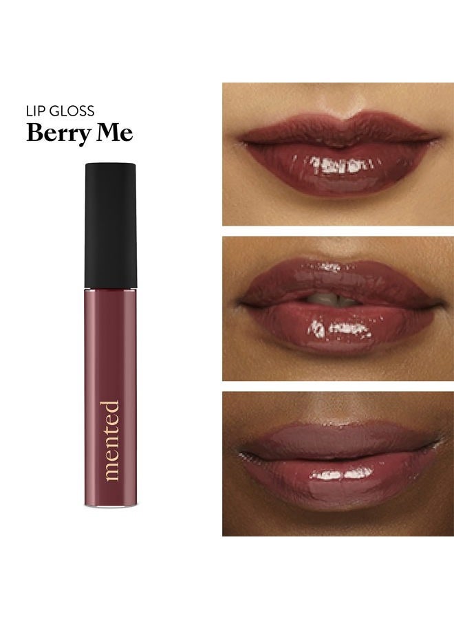 Mented (Berry Me) - Berry Lip Gloss Shade, Berry Me, Included in Favourite Things 2021, Vegan, Paraben-Free, Cruelty-Free - Cosmetics - Image 2