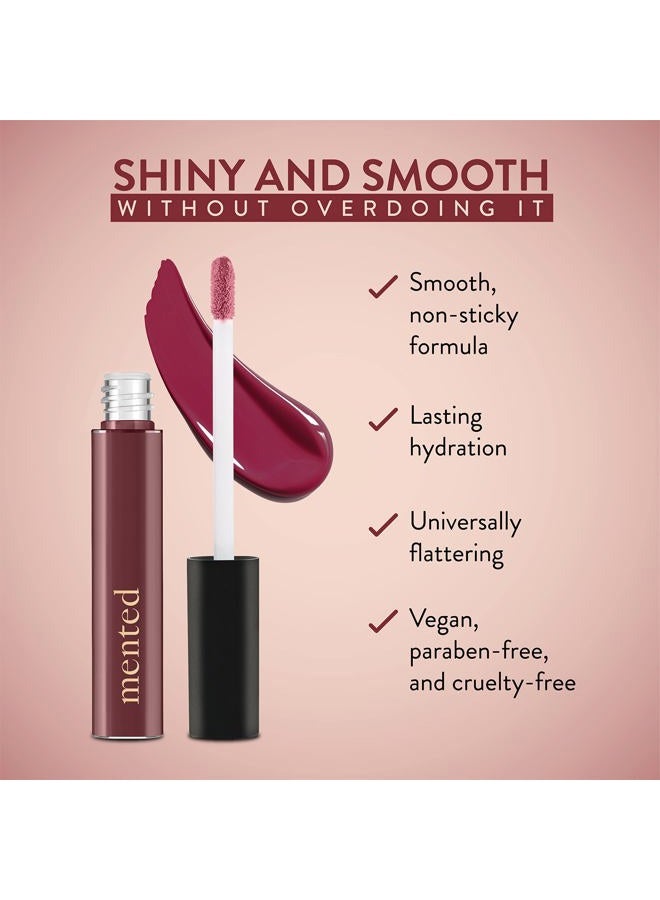 Mented (Berry Me) - Berry Lip Gloss Shade, Berry Me, Included in Favourite Things 2021, Vegan, Paraben-Free, Cruelty-Free - Cosmetics - Image 5