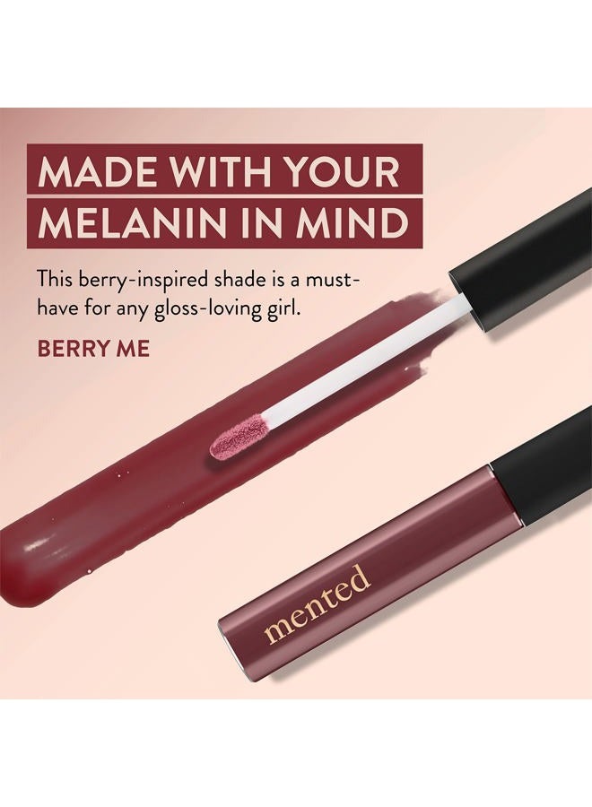 Mented (Berry Me) - Berry Lip Gloss Shade, Berry Me, Included in Favourite Things 2021, Vegan, Paraben-Free, Cruelty-Free - Cosmetics - Image 4