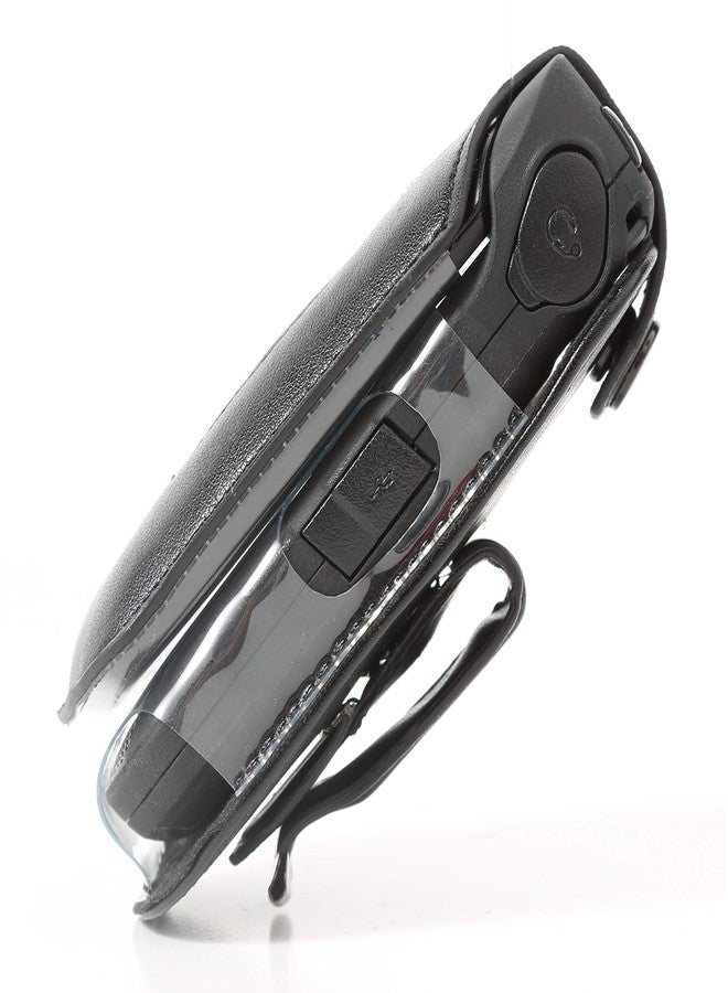 BELTRON Leather Fitted Case for Kyocera DuraXV LTE E4610 (Verizon), DuraXE E4710 (AT&T) - Features: Rotating Belt Clip, Screen & Keypad Protection, Secure Fit - Image 4