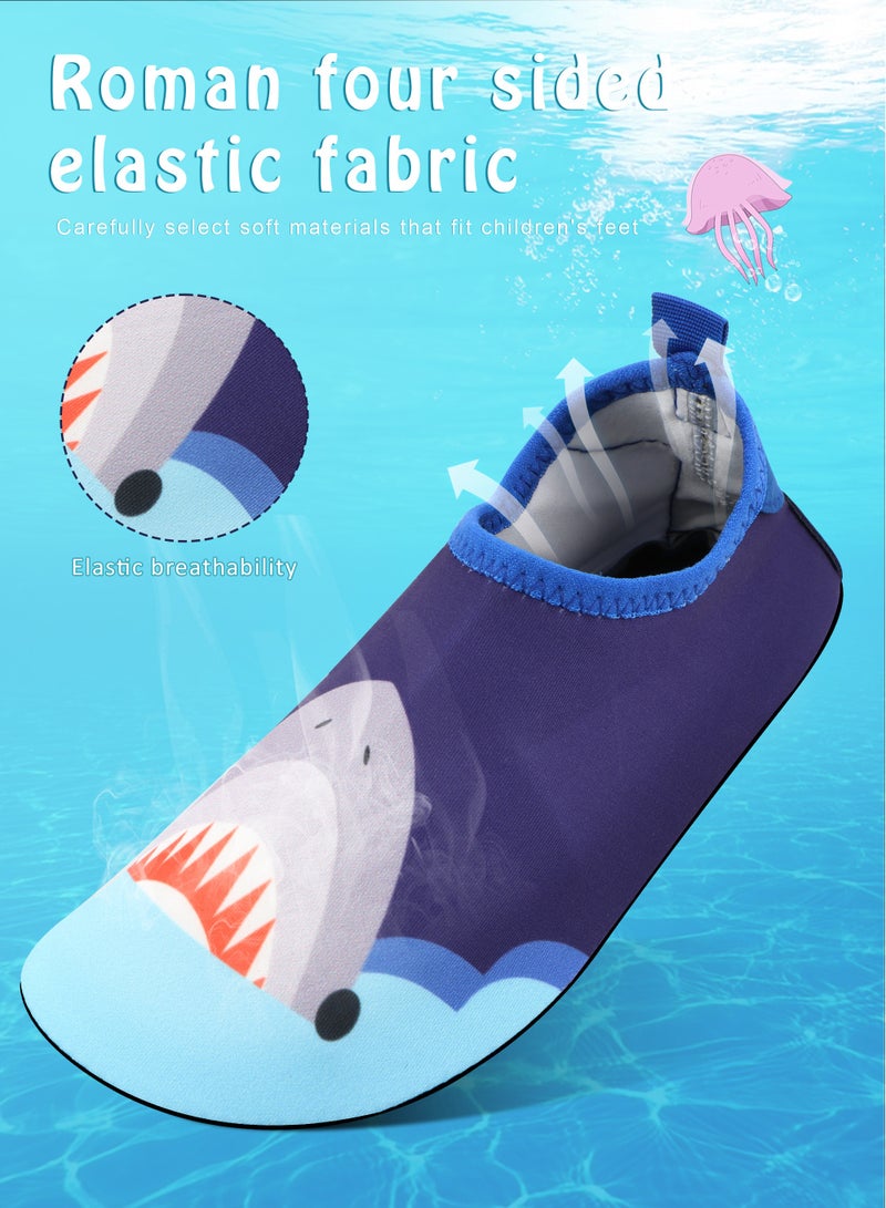 URbazaar Infant Water Socks Toddler Baby Boys Girls Non-Slip Socks Barefoot Quick-Dry Non-Slip Swim Socks Aqua Water Shoes for Beach Swimming Pool Water Park - Image 2