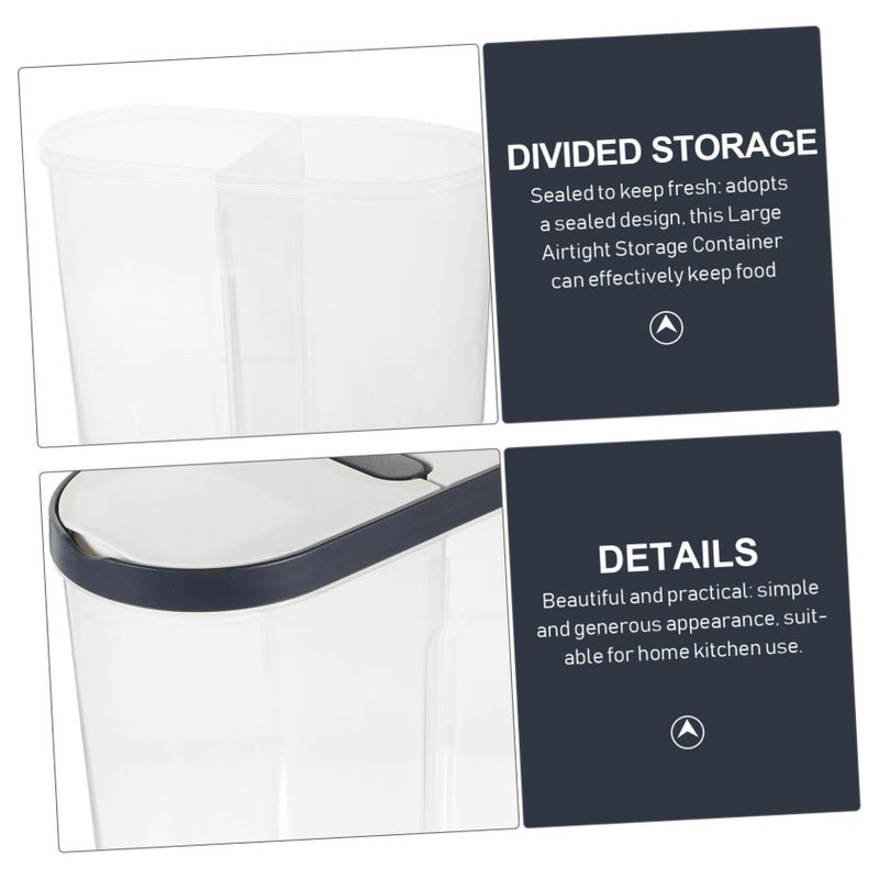 Airtight Grain Storage Container for Kitchen Pantry Thickened Plastic Durable - Image 4