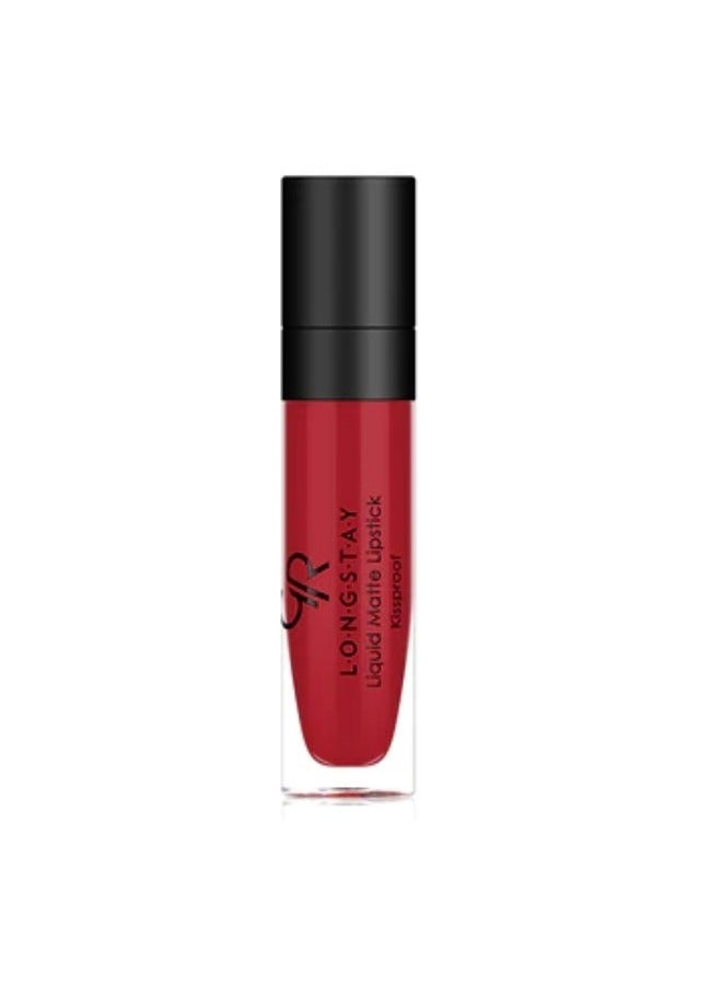 Golden Rose Longstay Liquid Matte Lipstick Red 09 - Image 1
