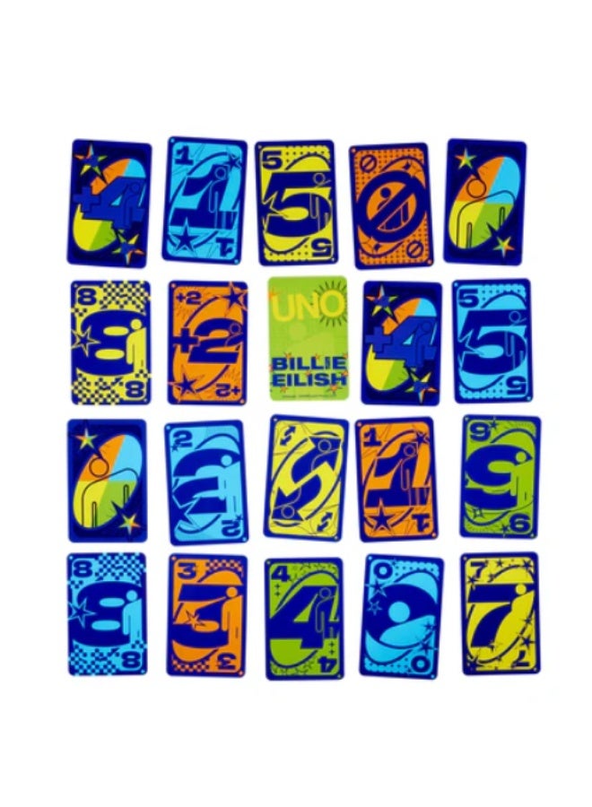 Mattel Games Canvas Billie Eilish UNO Canvas Collectible Card Game - Image 4