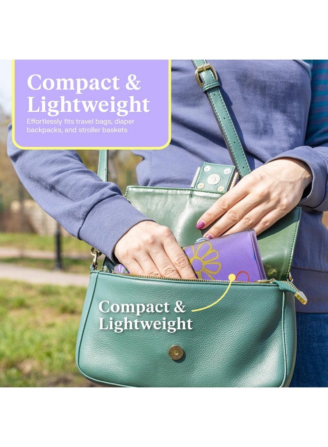 Freestyle Portable Diaper Changing Pad | Foldable, Waterproof Baby Changing Pad With Stylish Wet Wipes Pouch | Travel Changing Pad For Newborn, Quick Access Baby Changing Mat For Diaper Bag Essentials - Image 4