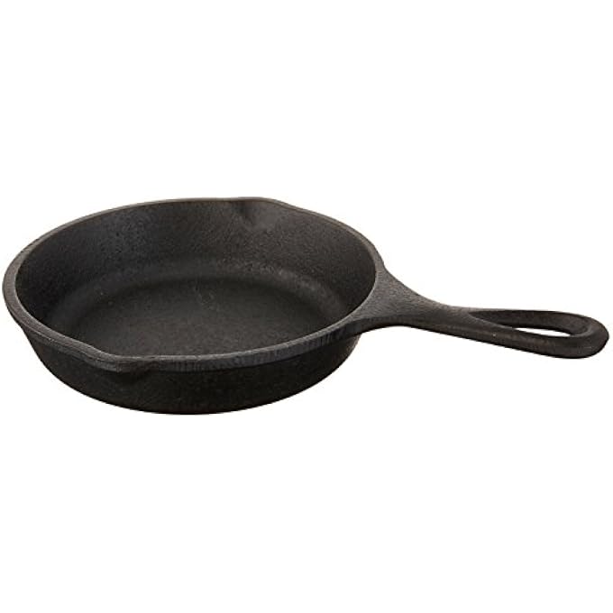 Lodge H5Ms Heat Enhanced And Seasoned Cast Iron Mini Skillet 5Inch  Pack Of 1 Black 775 X 5125 X 1125 FbaH5Ms - Image 2
