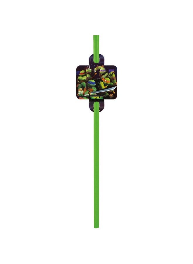 Unique Teenage Mutant Ninja Turtles Party Straws 16Ct - Image 1
