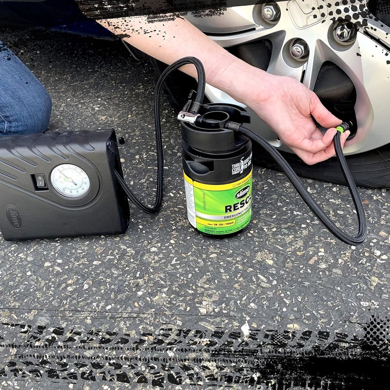 Slime 10188 Flat Tire Puncture Repair Sealant, Rescue, Emergency Repair for Highway Vehicles, Universal fit, Non-Toxic, eco-Friendly - Image 5