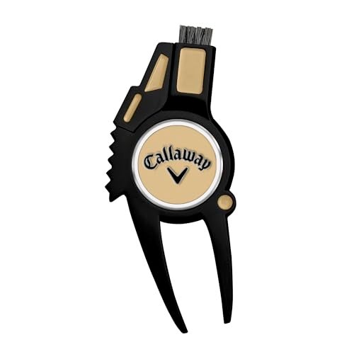 Callaway 4in1 Golf Divot Repair Tool BlackGold - Image 1