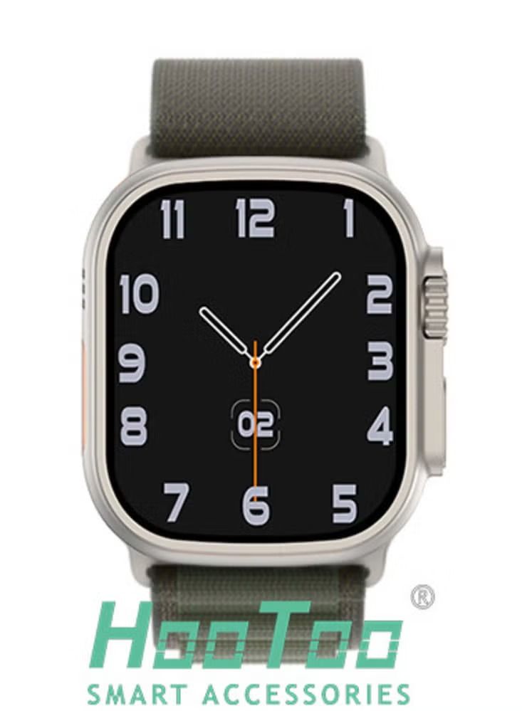 هوتو ساعة Hootoo الذكية بنظام تحديد المواقع العالمي Ultra GPS وحافظة من الألومنيوم مقاس 49 مم مع حزام محيط منتصف الليل. - Image 2