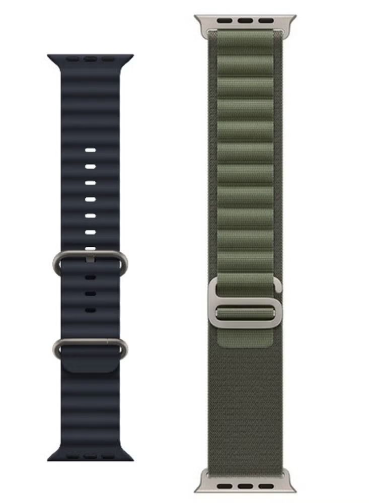 هوتو ساعة Hootoo الذكية بنظام تحديد المواقع العالمي Ultra GPS وحافظة من الألومنيوم مقاس 49 مم مع حزام محيط منتصف الليل. - Image 3