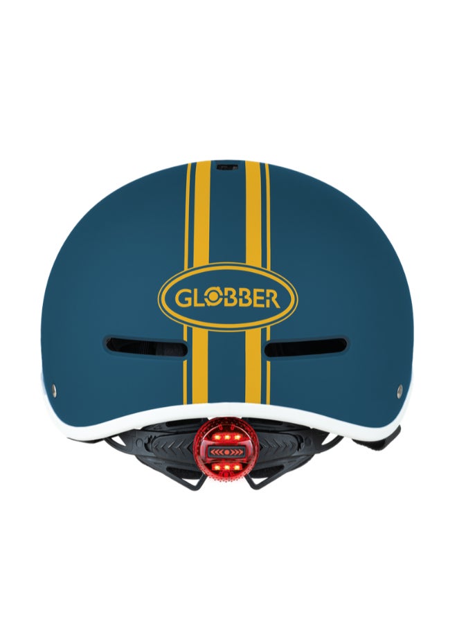 GLOBBER خوذة ألتيموم السلامة S/M (51-55 سم) – معدات واقية خفيفة الوزن قابلة للتعديل – أزرق بترولي - Image 5