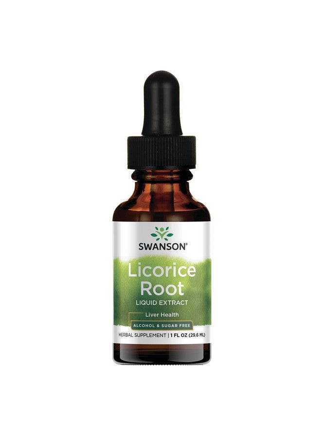 Swanson Licorice Root Liquid Extract 1 FL OZ - Image 1
