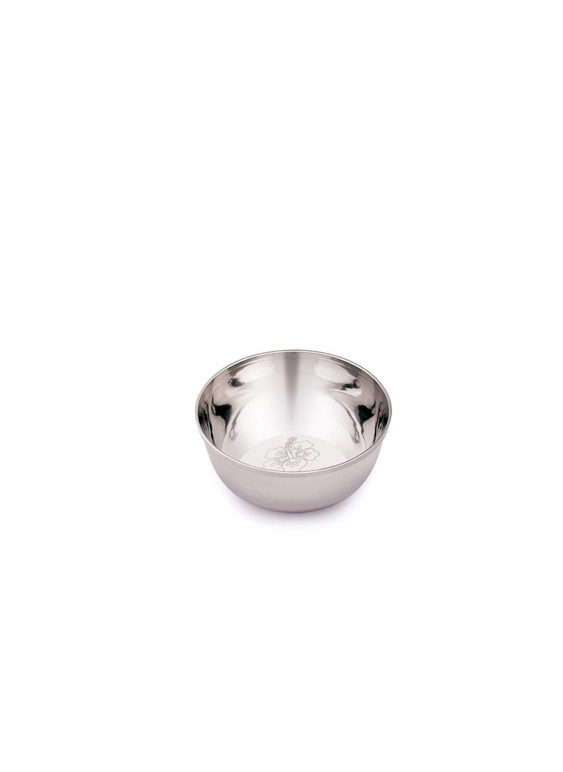 Coconut Coconut Stainless Steel (Heavy Guage) Platina Laser Engrave Design Dinner Set/Dinnerware - 6 Pieces  - Image 4