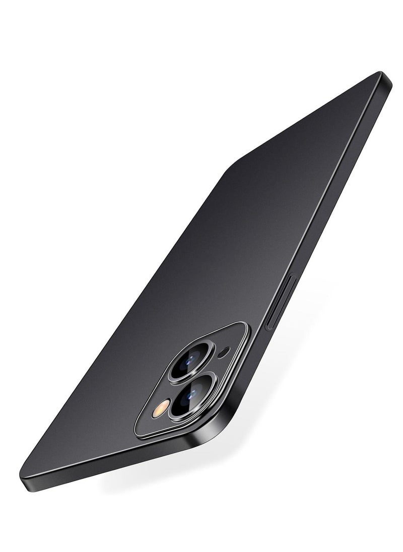 Case Compatible with iPhone 15 Slim Case,0.2mm Fit [Paper-Thin] Lightweight Case Matte Finish PP Back Skin Cover Protection [Anti-Fingerprints&Yellowing] (Black) - Image 1