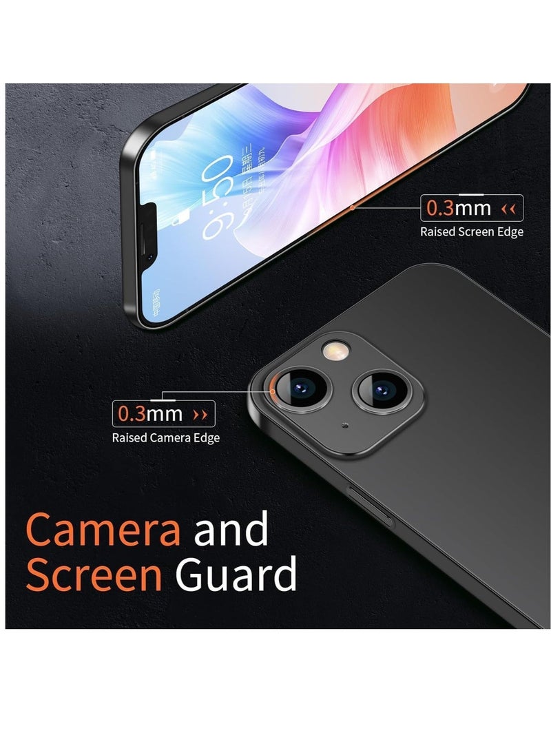 Case Compatible with iPhone 15 Slim Case,0.2mm Fit [Paper-Thin] Lightweight Case Matte Finish PP Back Skin Cover Protection [Anti-Fingerprints&Yellowing] (Black) - Image 4