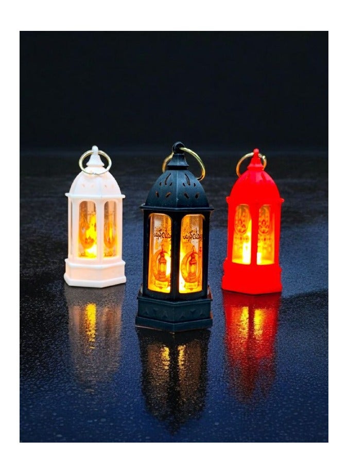 Illuminated Ramadan Lantern Keychain - white - Image 1