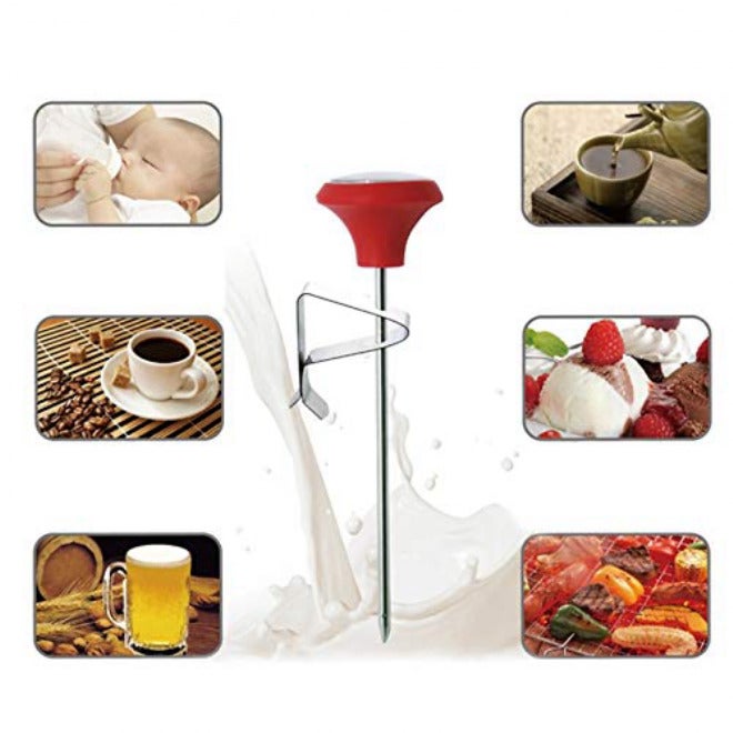 Pen-Type Pointer Thermometer Mechanical Meat Thermometer Stainless Steel Probe Food - Image 2