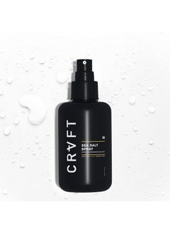 Hair Craft Co. CRVFT Sea Salt Spray 6oz | Light Hold/Natural Finish | Add Volume & Texture | Ideal for All Hair Types & Lengths | Men's Texturizing Surf Spray | Made in the USA | Paraben & Sulfate Free [Scented]  - Image 1