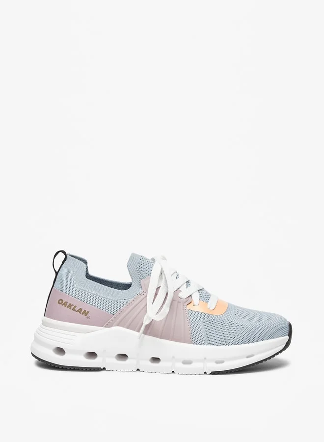 Oaklan by Shoexpress Textured Lace-Up Sports Shoes