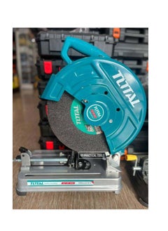 TOTAL Total Cut Off Saw 2200W, 355mm Blade, 3700rpm, 220-240V, Ideal for Cutting Pipes, Steel & Bars, Includes Cutting Disc – TS223589  - Image 2