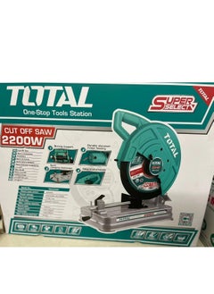 TOTAL Total Cut Off Saw 2200W, 355mm Blade, 3700rpm, 220-240V, Ideal for Cutting Pipes, Steel & Bars, Includes Cutting Disc – TS223589  - Image 5