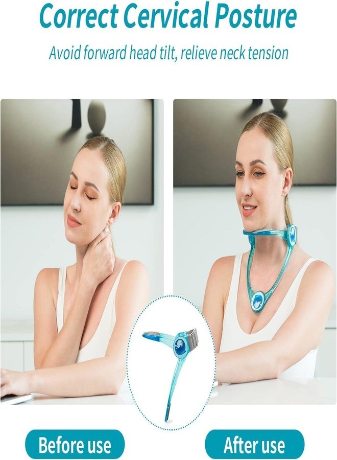 SEVIA Adjustable Neck Support, Cervicorrect Neck Brace, Lightweight Comfort 360 Degree Adjustability for Adults with Jaw Support for Neck Pain Relief, Spinal - Image 5