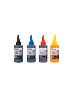 SKY 4 Color Cartridge Refill Ink for All Printer Set  100ml each 