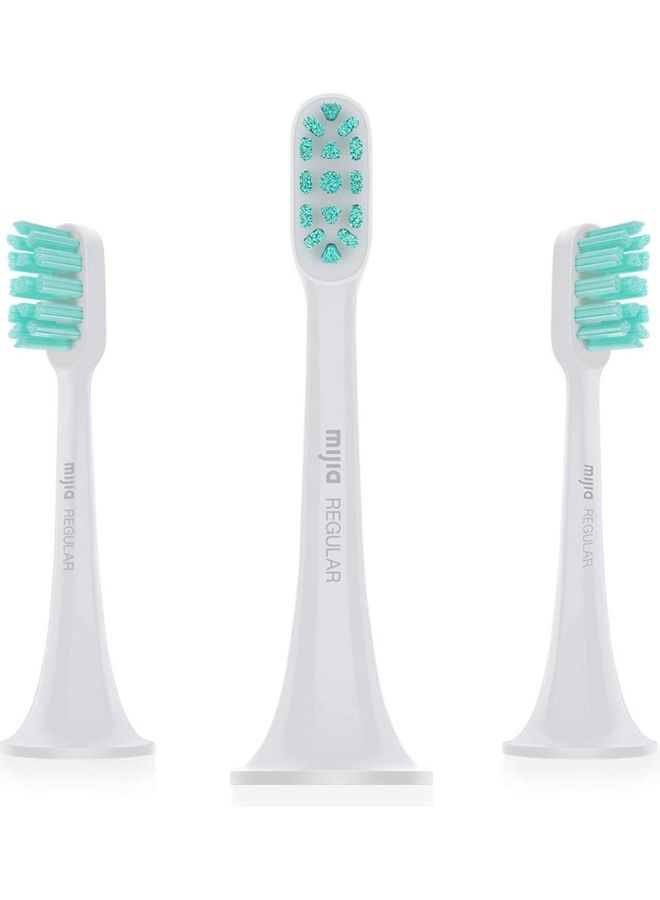 Xiaomi Mi Electric Toothbrush Head 3 Pack Regular Light Grey 4grams - Image 1