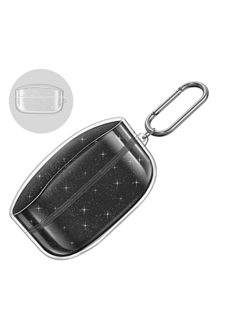 Case for Sony WF-1000XM4 Earbud Soft TPU Clear Anti-Scratch Protective Cover with Keychain (Glittering Transparent)  - Image 1