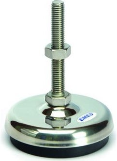 Emes Stainless Machine Foot, Diameter: 80, M20X150Mm, Ia 80 2015 