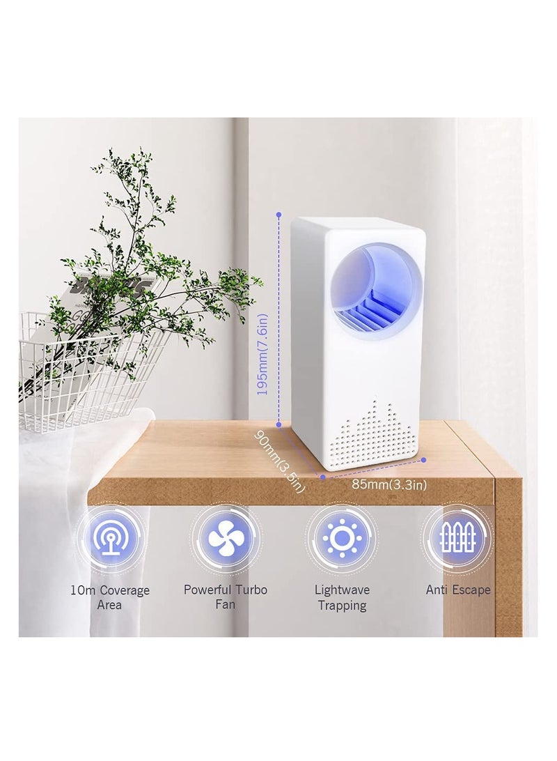 SYOSI قاتل البعوض الكهربائي، مصباح قاتل البعوض الفيزيائي للاستخدام الداخلي، مصباح قاتل الحشرات بالأشعة فوق البنفسجية، قاتل الذباب الكهربائي مع USB للمنزل وغرفة النوم والحديقة الخارجية والمطبخ والتخييم والبعوض والفناء الخلفي - Image 2