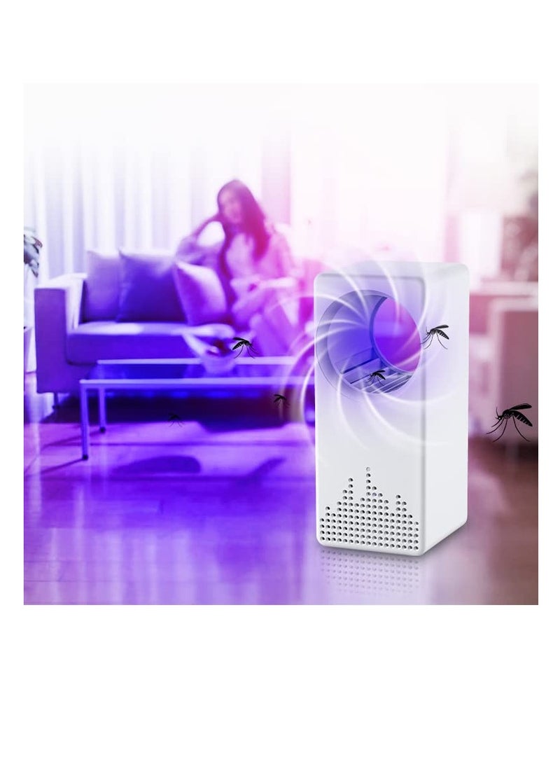 SYOSI قاتل البعوض الكهربائي، مصباح قاتل البعوض الفيزيائي للاستخدام الداخلي، مصباح قاتل الحشرات بالأشعة فوق البنفسجية، قاتل الذباب الكهربائي مع USB للمنزل وغرفة النوم والحديقة الخارجية والمطبخ والتخييم والبعوض والفناء الخلفي - Image 3