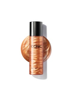 ICONIC LONDON ICONIC LONDON Prep-Set-Glow | Hydrating + Setting + Glowing Spray, 3-in-1 Formula for a Dewy, Radiant Finish, Cruelty-Free, Vegan Makeup, 4.22 Fl oz 