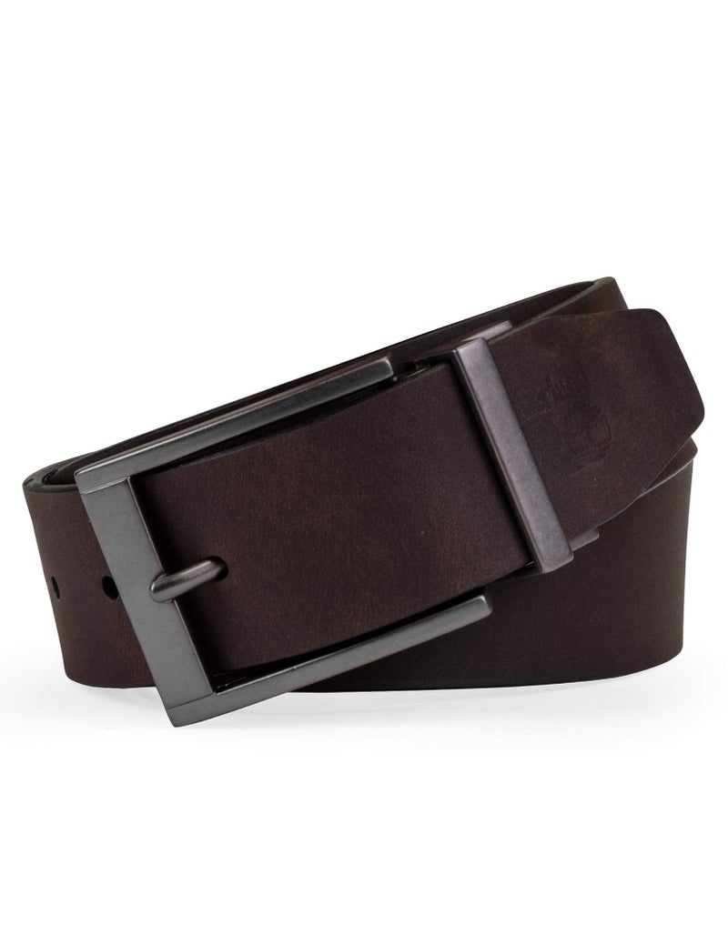 Timberland PRO Men's 38mm Harness Roller Reversible Leather Belt, Brown/Black, 34 - Image 2