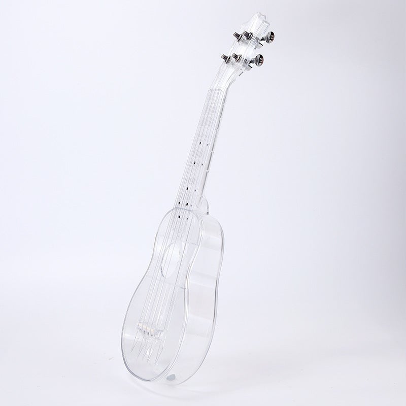 Transparent Ukulele: 21-Inch Lightweight Composite Material - Excellent Resonance Clear Sound Carbon Strings for Beginners Music Enthusiasts Gift Givers - Image 2