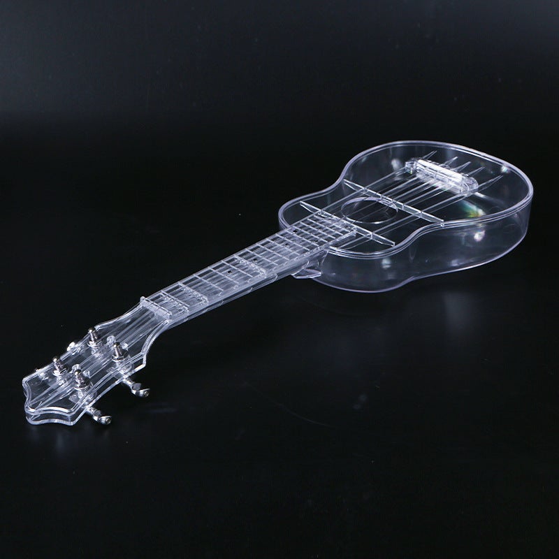 Transparent Ukulele: 21-Inch Lightweight Composite Material - Excellent Resonance Clear Sound Carbon Strings for Beginners Music Enthusiasts Gift Givers - Image 3