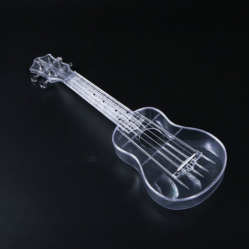 Transparent Ukulele: 21-Inch Lightweight Composite Material - Excellent Resonance Clear Sound Carbon Strings for Beginners Music Enthusiasts Gift Givers - Image 4