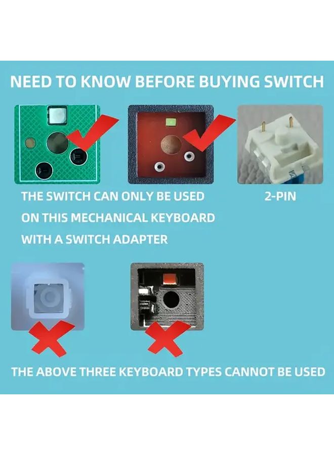 PHILIKEY 70G Linear Mechanical Keyboard Switch Shaft 35pcs Red Triangle Three Pin Base Fast Trigger Bottom Contact Noise Reduction For Gaming - Image 4