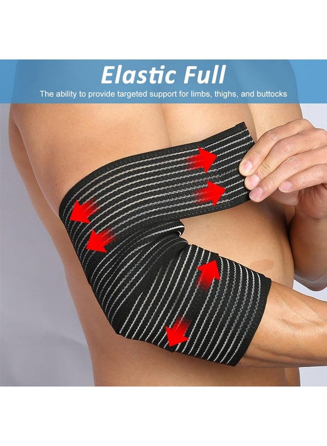 HANNEA® 1Pc Thigh Support Compression Bandage Brace Wrap for Men and Women, Elastic Calf Compression Bandage Leg Compression Sleeve for Legs Pain Relief, Plantar Fasciitis, Stabilising Ligaments - Image 4