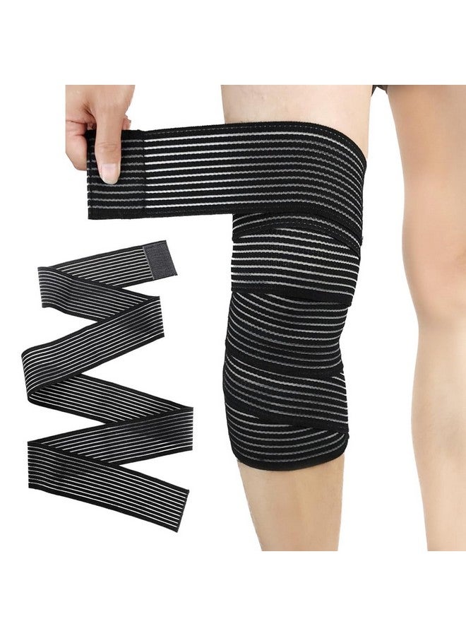 HANNEA® 1Pc Thigh Support Compression Bandage Brace Wrap for Men and Women, Elastic Calf Compression Bandage Leg Compression Sleeve for Legs Pain Relief, Plantar Fasciitis, Stabilising Ligaments - Image 1