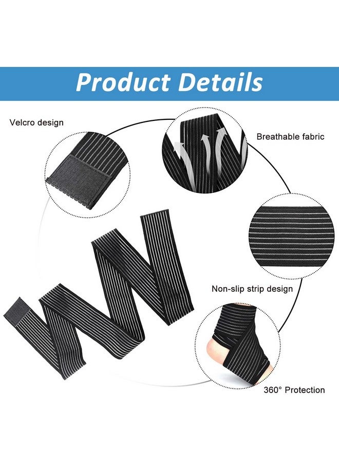 HANNEA® 1Pc Thigh Support Compression Bandage Brace Wrap for Men and Women, Elastic Calf Compression Bandage Leg Compression Sleeve for Legs Pain Relief, Plantar Fasciitis, Stabilising Ligaments - Image 3