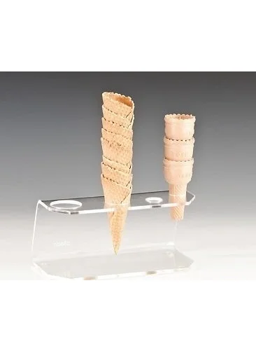 زيكو Ice Cream Cone Serving Stand Acrylic 23 x 12 x 10.5 Cm