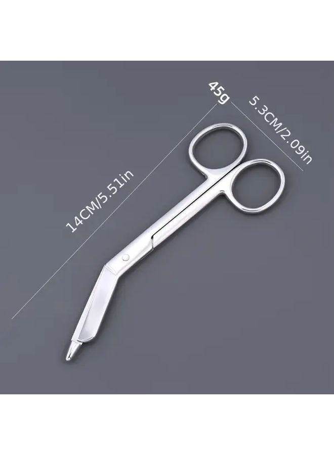 Heavy Duty Medical Bandage Scissors 11cm Professional Multipurpose Silver - Image 3